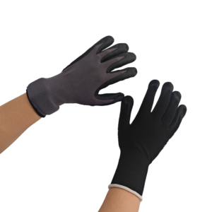 15 gauge spandex nylon glove, with nitrile coating with mirco foam